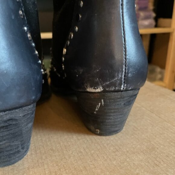 FREE PEOPLE Joelton Studded Western Boots size EU 38.5 / US 8 - Picture 9 of 15